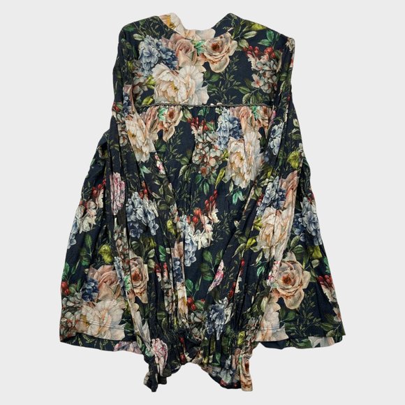 Anthropologie BL-NK Stephanie Long Sleeve Floral Top Blouse Women's Size XS - Picture 13 of 14
